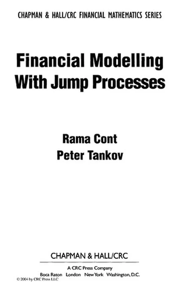 Capa de Financial modelling with jump processes