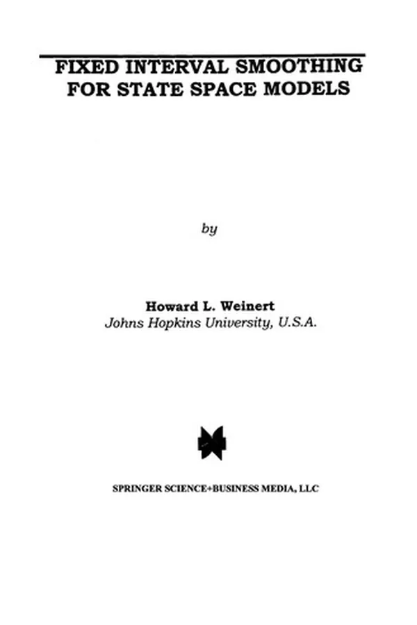 Capa de Fixed Interval Smoothing for State Space Models