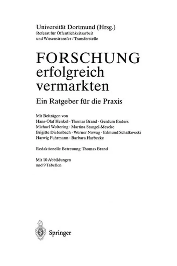 Capa de Forschung erfolgreich vermarkten