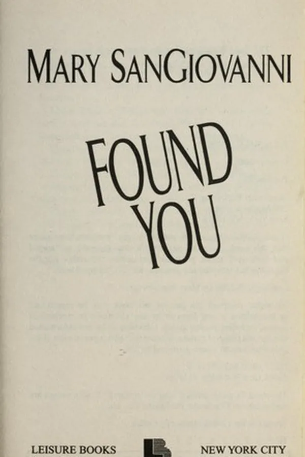Cover of Found you