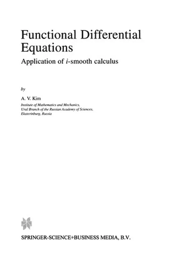Cover of Functional Differential Equations
