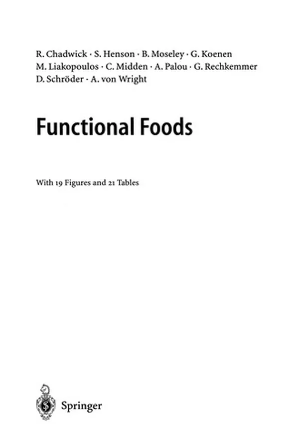 Cover of Functional Foods