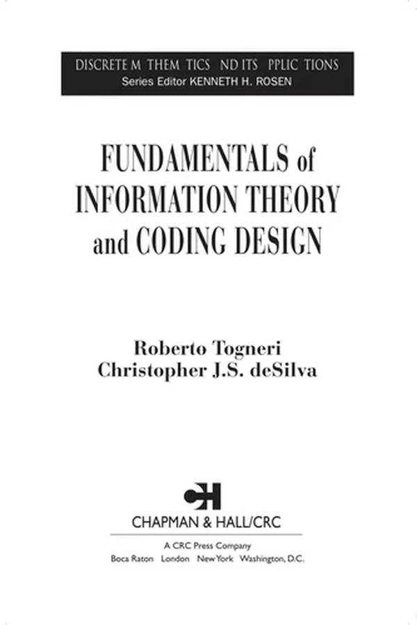 Capa de Fundamentals of information theory and coding design