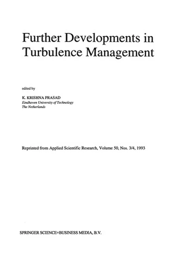 Capa de Further Developments in Turbulence Management