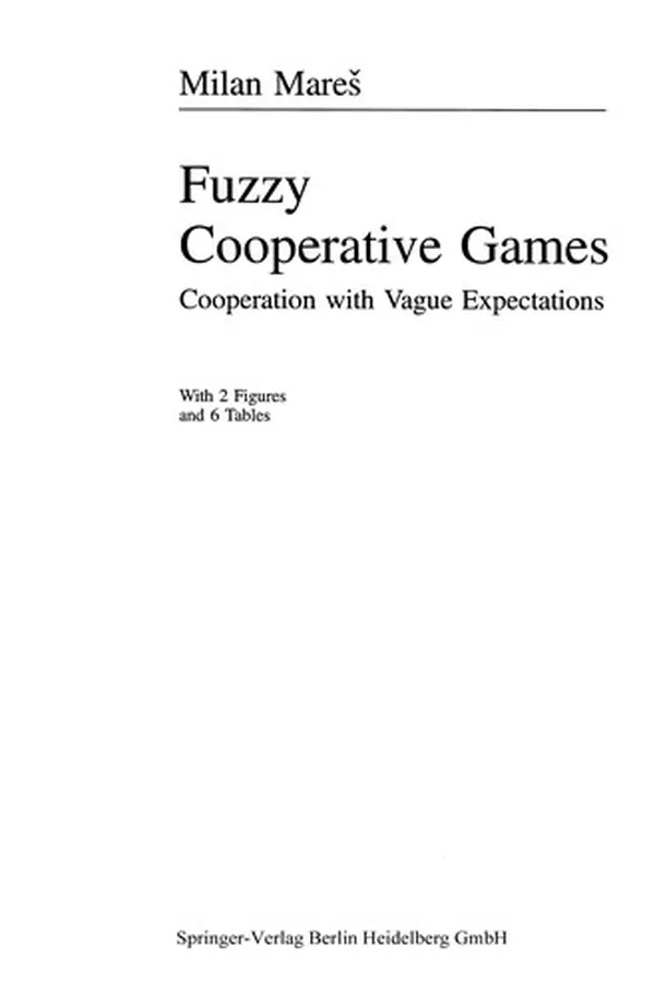 Cover of Fuzzy cooperative games