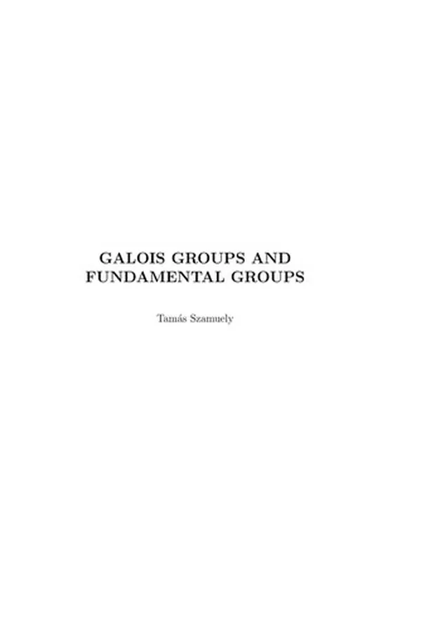 Capa de Galois groups and fundamental groups