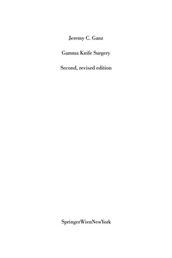 Capa de Gamma Knife Surgery