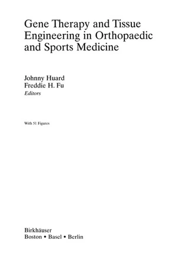Capa de Gene Therapy and Tissue Engineering in Orthopaedic and Sports Medicine