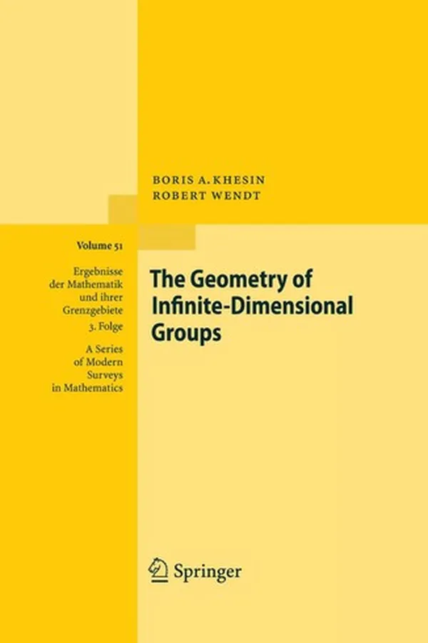 Capa de The geometry of infinite-dimensional groups