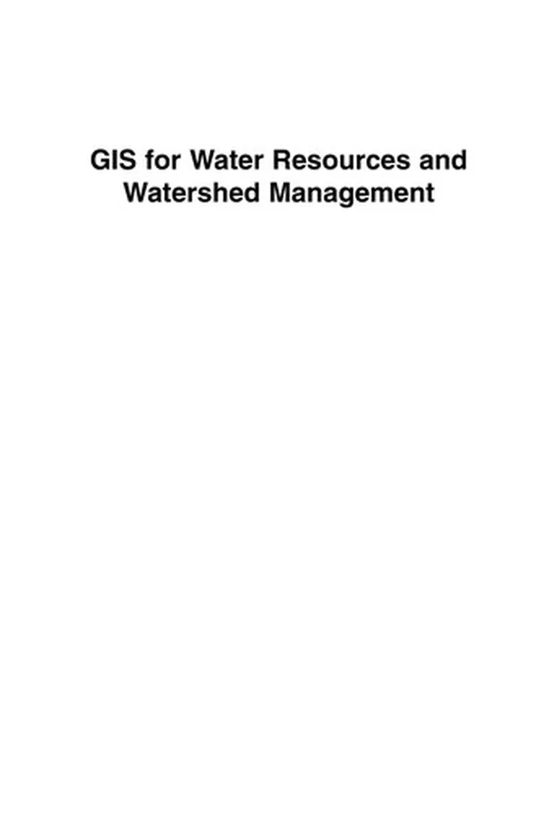 Capa de GIS for water resources and watershed management