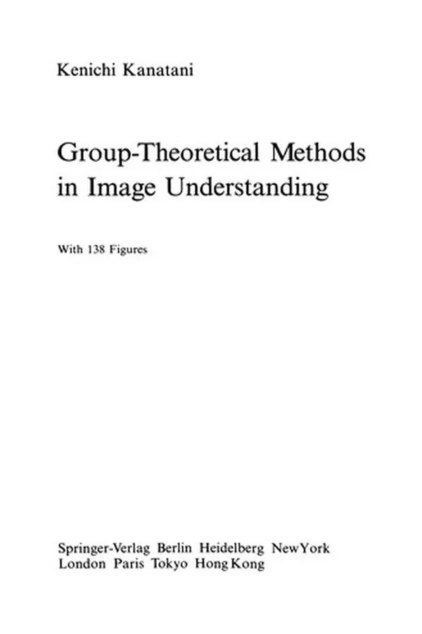 Capa de Group-Theoretical Methods in Image Understanding