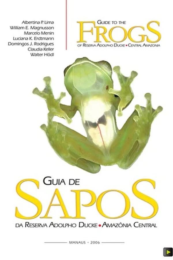 Cover of Guia de sapos da reserva Adolpho Ducke