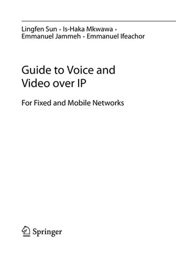Capa de Guide to Voice and Video over IP