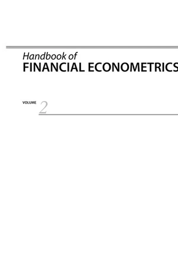 Capa de Handbook of financial econometrics