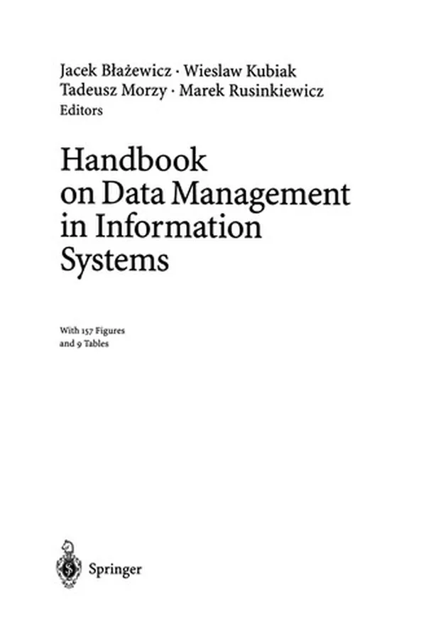 Cover of Handbook on Data Management in Information Systems