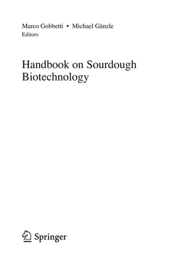 Capa de Handbook on Sourdough Biotechnology