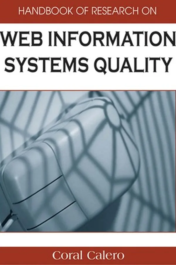Capa de Handbook of research on Web information systems quality