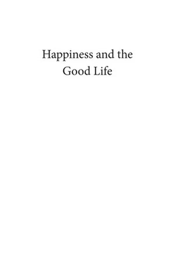 Capa de Happiness in good lives