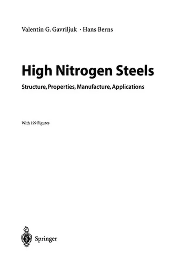 Capa de High Nitrogen Steels