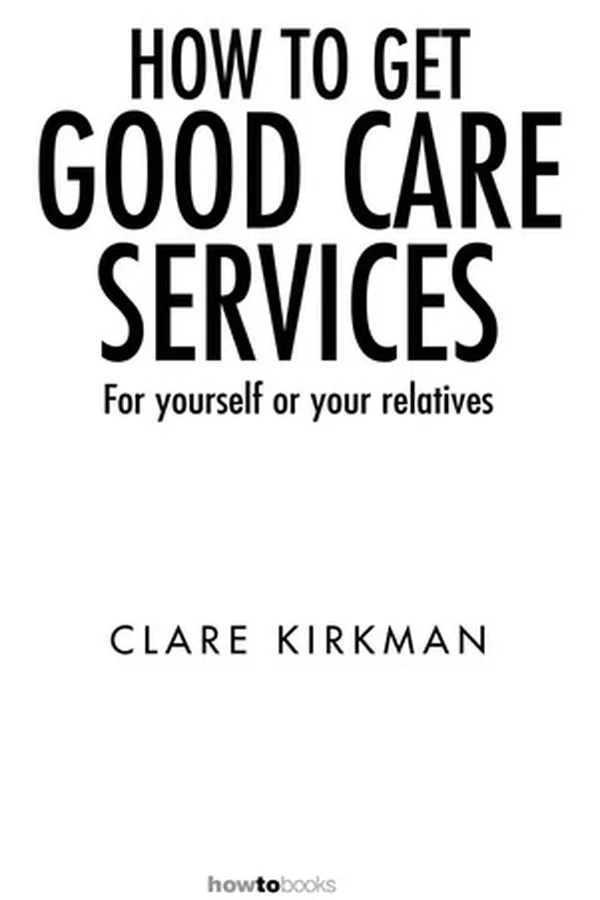 Capa de How to get good care services