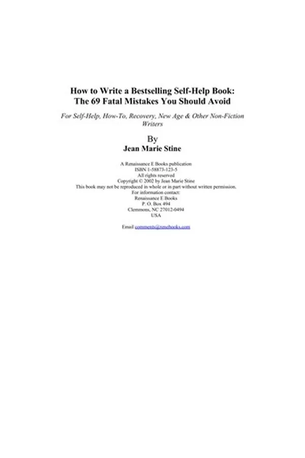 Capa de How to write a bestselling self-help book