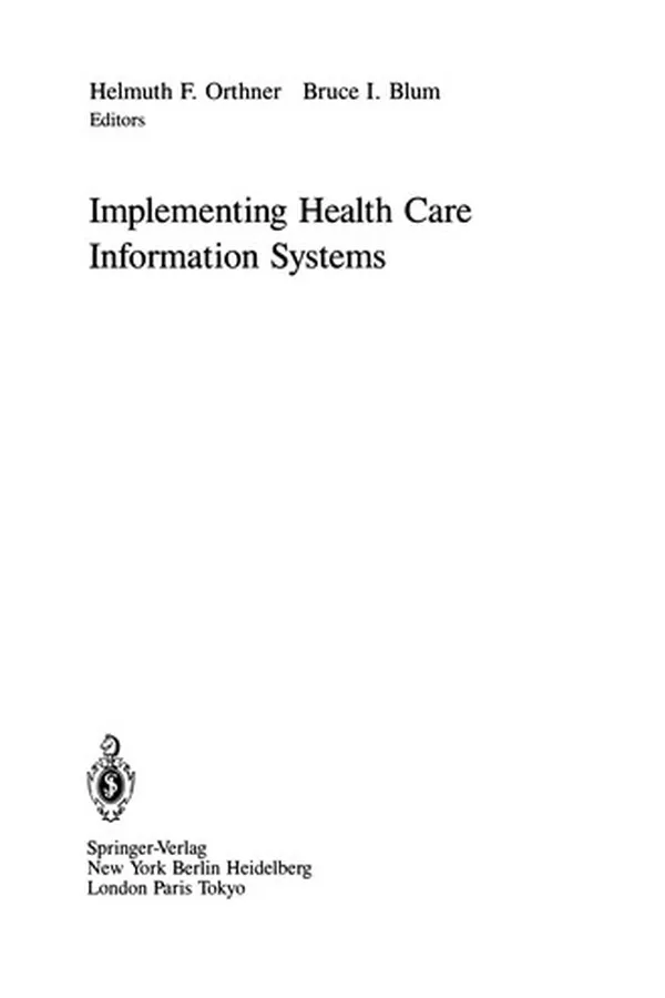 Capa de Implementing Health Care Information Systems