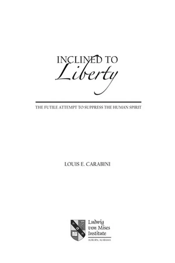 Capa de Inclined To Liberty