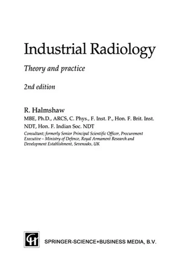Capa de Industrial radiology