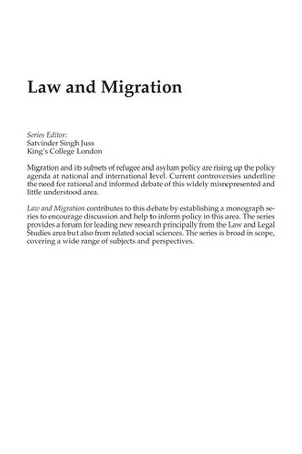 Capa de INTERNATIONAL MIGRATION AND GLOBAL JUSTICE