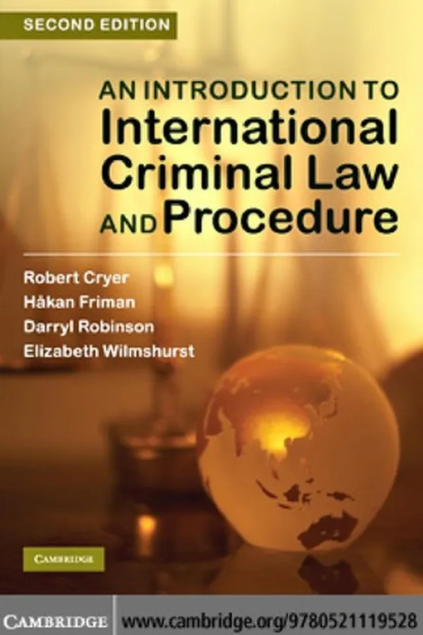 Capa de An introduction to international criminal law and procedure
