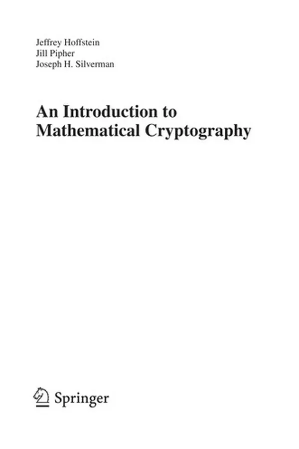 Capa de An introduction to mathematical cryptography