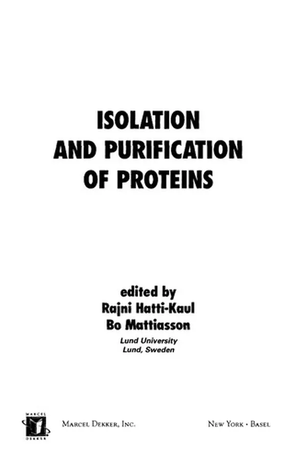 Capa de Isolation and purification of proteins