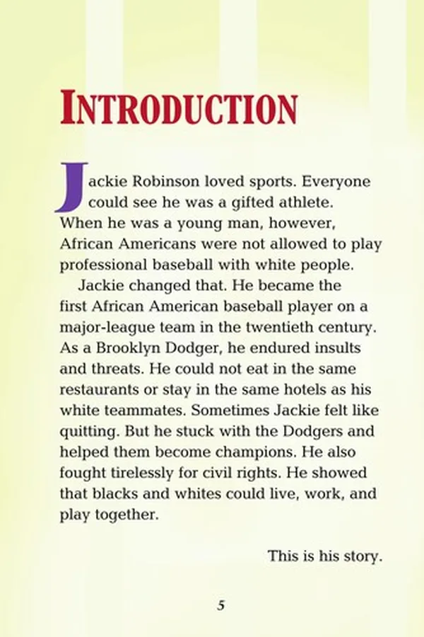 Capa de Jackie Robinson