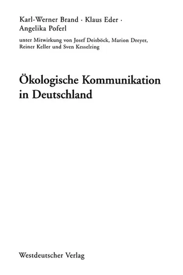 Capa de Ökologische Kommunikation in Deutschland