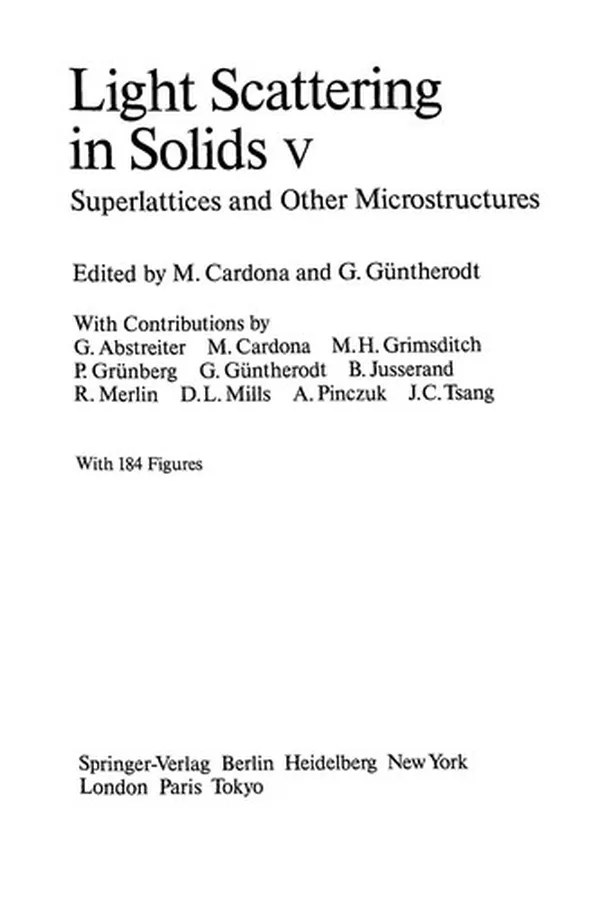 Capa de Light Scattering in Solids V