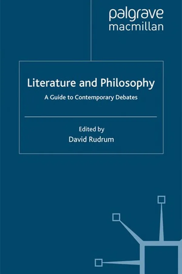 Capa de Literature and philosophy