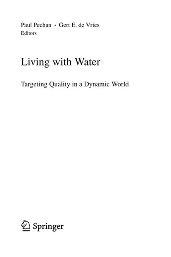 Capa de Living with Water