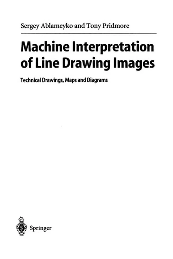 Capa de Machine Interpretation of Line Drawing Images