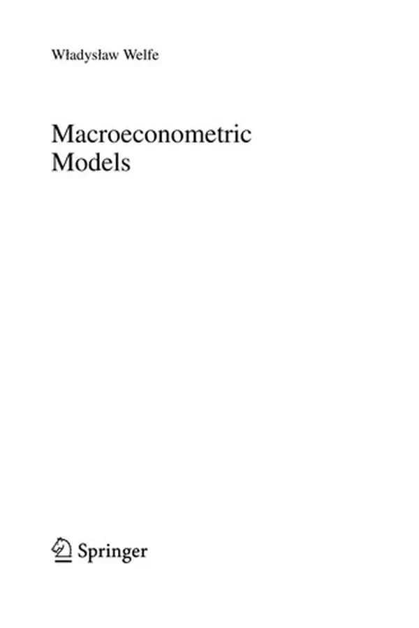 Capa de Macroeconometric Models