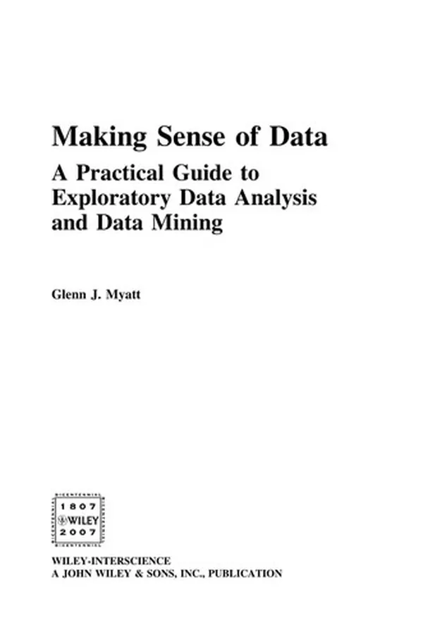 Capa de Making sense of data