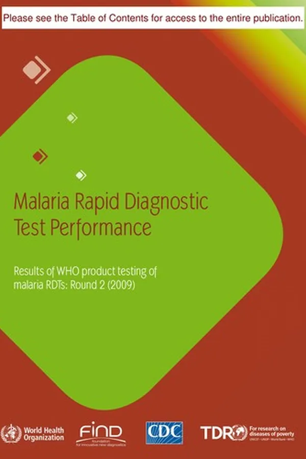 Capa de Malaria rapid diagnostic test performance