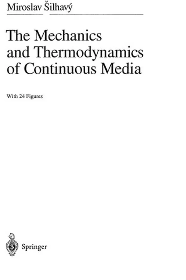 Capa de The mechanics and thermodynamics of continuous media