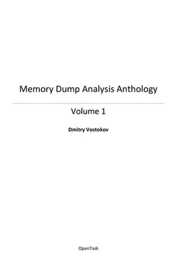 Capa de Memory Dump Analysis Anthology
