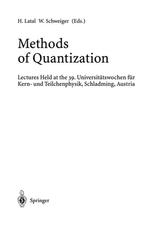 Capa de Methods of quantization