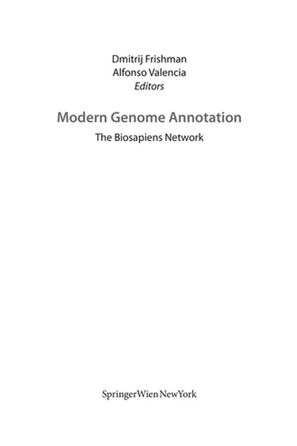Capa de Modern genome annotation