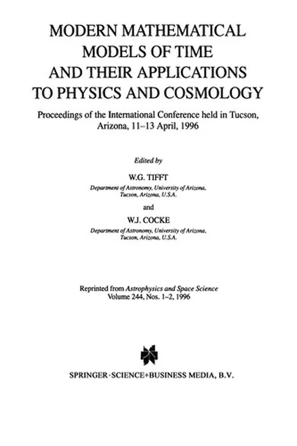Capa de Modern Mathematical Models of Time and their Applications to Physics and Cosmology