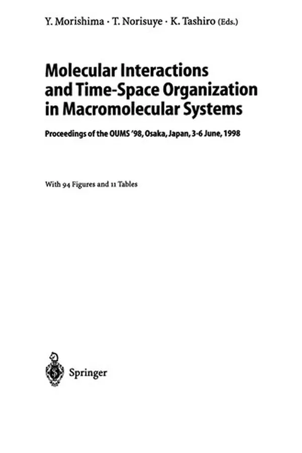 Capa de Molecular Interactions and Time-Space Organization in Macromolecular Systems
