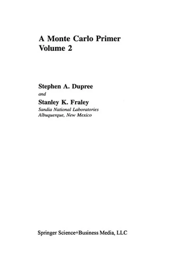 Cover of A Monte Carlo Primer