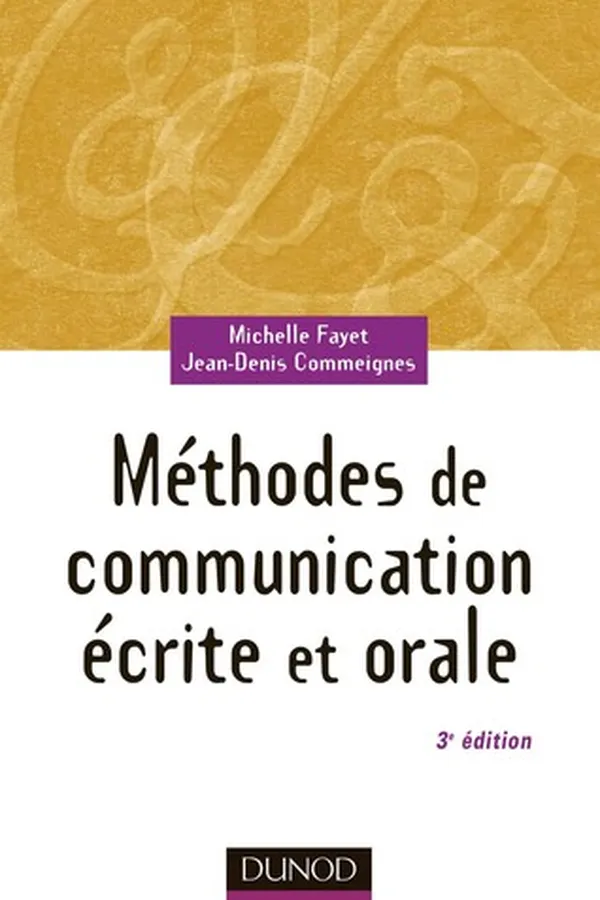 Capa de Méthodes de communication écrite et oral