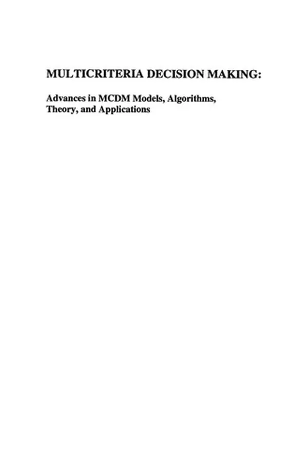Capa de Multicriteria Decision Making